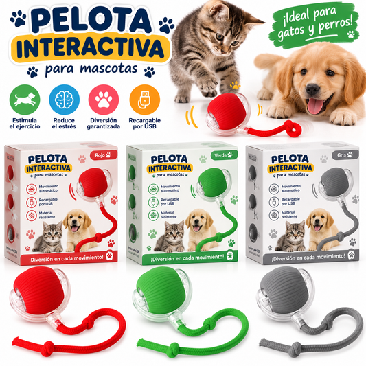 Pelota Interactiva Colita Para Gatos